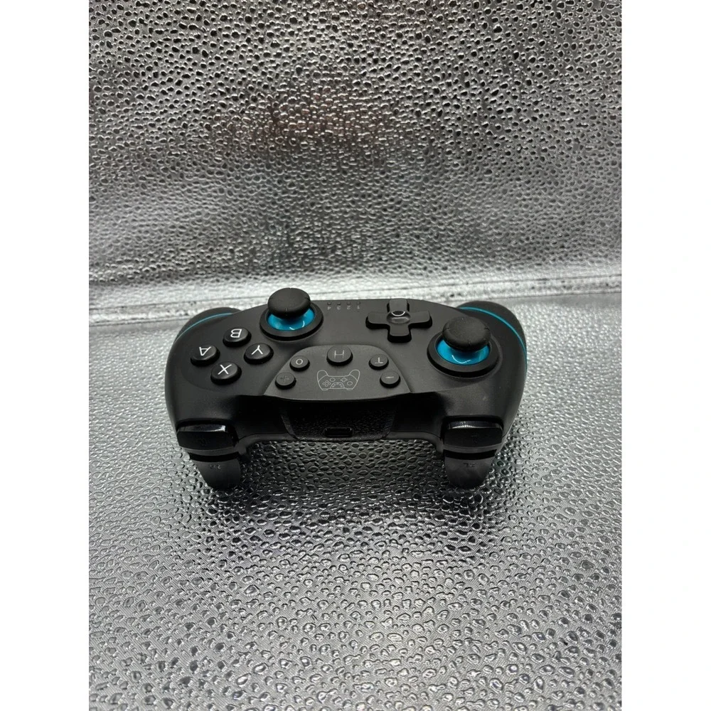 Wireless Game Controller XB-324 Black and Blue Bluetooth Gamepad for Switch PC